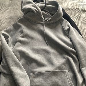 Gray big hoodie